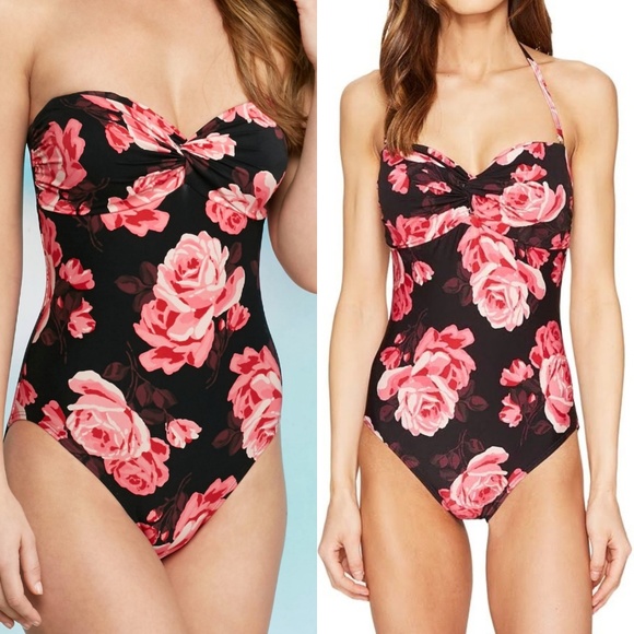 FINAL SALE Kate Spade TwistBandeau 1Piece Swimsuit - Picture 8 of 8